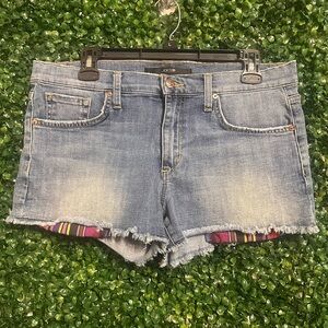 Joe’s Shorts - Size 30 w/ colorful peek a boo pockets